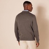 Amazon Essentials Men’s Regular Fit Cotton V-Neck Pullover Sweater (Available in Big & Tall)(Brown Heather)