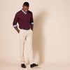 Amazon Essentials Men’s Regular Fit Cotton V-Neck Pullover Sweater (Available in Big & Tall)(Burgundy)