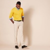 Amazon Essentials Men’s Regular Fit Cotton V-Neck Pullover Sweater (Available in Big & Tall)(Gold)