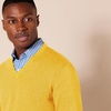 Amazon Essentials Men’s Regular Fit Cotton V-Neck Pullover Sweater (Available in Big & Tall)(Gold)
