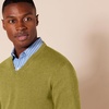 Amazon Essentials Men’s Regular Fit Cotton V-Neck Pullover Sweater (Available in Big & Tall)(Golden Olive)
