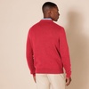 Amazon Essentials Men’s Regular Fit Cotton V-Neck Pullover Sweater (Available in Big & Tall)(Red)