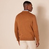 Amazon Essentials Men’s Regular Fit Cotton V-Neck Pullover Sweater (Available in Big & Tall)(Rust)