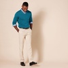 Amazon Essentials Men’s Regular Fit Cotton V-Neck Pullover Sweater (Available in Big & Tall)(Teal Blue Heather)