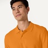 Amazon Essentials Men’s Regular-Fit Short Sleeve Cotton Pique Polo Shirt (Available in Big & Tall)(Apricot Orange)