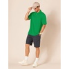 Amazon Essentials Men’s Regular-Fit Short Sleeve Cotton Pique Polo Shirt (Available in Big & Tall)(Green)