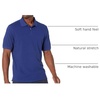 Amazon Essentials Men’s Regular-Fit Short Sleeve Cotton Pique Polo Shirt (Available in Big & Tall)(Navy)