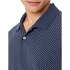 Amazon Essentials Men’s Regular-Fit Short Sleeve Cotton Pique Polo Shirt (Available in Big & Tall)(Navy White Dots)