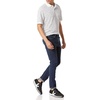 Amazon Essentials Men’s Regular-Fit Short Sleeve Cotton Pique Polo Shirt (Available in Big & Tall)(White/Navy Micro Geo)