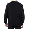 Amazon Essentials Men’s Rugby Sweater(Black)