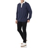 Amazon Essentials Men’s Rugby Sweater(Dark Navy)