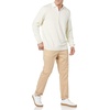 Amazon Essentials Men’s Rugby Sweater(Light Beige)
