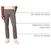 Amazon Essentials Men’s Skinny-Fit Washed Comfort Stretch Chino Pant (Previously Goodthreads)(Grey)