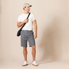 Amazon Essentials Men’s Slim-Fit 11″ Inseam Comfort Stretch Chino Shorts(Charcoal)