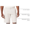 Amazon Essentials Men’s Slim-Fit 11″ Inseam Comfort Stretch Chino Shorts(Light Grey)