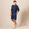 Amazon Essentials Men’s Slim-Fit 11″ Inseam Comfort Stretch Chino Shorts(Navy)