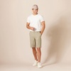 Amazon Essentials Men’s Slim-Fit 11″ Inseam Comfort Stretch Chino Shorts(Tan)