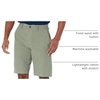 Amazon Essentials Men’s Slim-Fit 11″ Lightweight Comfort Stretch Oxford Shorts(Olive)