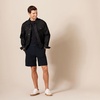 Amazon Essentials Men’s Slim-Fit 9″ Stretch Chino Shorts, Midweight Cotton Twill(Black)