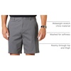 Amazon Essentials Men’s Slim-Fit 9″ Stretch Chino Shorts, Midweight Cotton Twill(Charcoal)