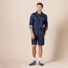 Amazon Essentials Men’s Slim-Fit 9″ Stretch Chino Shorts, Midweight Cotton Twill(Navy)