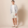 Amazon Essentials Men’s Slim-Fit 9″ Stretch Chino Shorts, Midweight Cotton Twill(Stone)