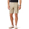 Amazon Essentials Men’s Slim-Fit 9″ Stretch Chino Shorts, Midweight Cotton Twill(Tan)