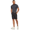 Amazon Essentials Men’s Slim-Fit Quick-Dry Moisture Wicking Tech Stretch Short Sleeve Lightweight Golf Polo Shirt(Black Heather)