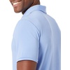 Amazon Essentials Men’s Slim-Fit Quick-Dry Moisture Wicking Tech Stretch Short Sleeve Lightweight Golf Polo Shirt(Blue)