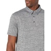 Amazon Essentials Men’s Slim-Fit Quick-Dry Moisture Wicking Tech Stretch Short Sleeve Lightweight Golf Polo Shirt(Dark Grey Heather)