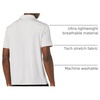 Amazon Essentials Men’s Slim-Fit Quick-Dry Moisture Wicking Tech Stretch Short Sleeve Lightweight Golf Polo Shirt(Pale Lilac)