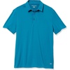 Amazon Essentials Men’s Slim-Fit Quick-Dry Moisture Wicking Tech Stretch Short Sleeve Lightweight Golf Polo Shirt(Teal)
