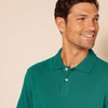 Amazon Essentials Men’s Slim-Fit Short-Sleeve Cotton Pique Polo Shirt(Army Green)
