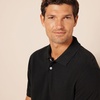 Amazon Essentials Men’s Slim-Fit Short-Sleeve Cotton Pique Polo Shirt(Black)