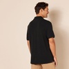 Amazon Essentials Men’s Slim-Fit Short-Sleeve Cotton Pique Polo Shirt(Black)
