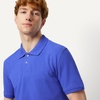 Amazon Essentials Men’s Slim-Fit Short-Sleeve Cotton Pique Polo Shirt(Blue)