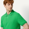 Amazon Essentials Men’s Slim-Fit Short-Sleeve Cotton Pique Polo Shirt(Bright Emerald Green)