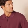 Amazon Essentials Men’s Slim-Fit Short-Sleeve Cotton Pique Polo Shirt(Burgundy)
