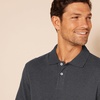 Amazon Essentials Men’s Slim-Fit Short-Sleeve Cotton Pique Polo Shirt(Charcoal Heather)