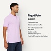 Amazon Essentials Men’s Slim-Fit Short-Sleeve Cotton Pique Polo Shirt(Lavender)
