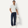 Amazon Essentials Men’s Slim-Fit Short-Sleeve Cotton Pique Polo Shirt(Light Sage Green)