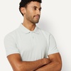 Amazon Essentials Men’s Slim-Fit Short-Sleeve Cotton Pique Polo Shirt(Light Sage Green)