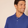 Amazon Essentials Men’s Slim-Fit Short-Sleeve Cotton Pique Polo Shirt(Navy)