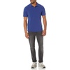Amazon Essentials Men’s Slim-Fit Short-Sleeve Cotton Pique Polo Shirt(Navy)