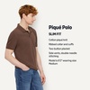 Amazon Essentials Men’s Slim-Fit Short-Sleeve Cotton Pique Polo Shirt(Rich Hazel)