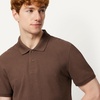 Amazon Essentials Men’s Slim-Fit Short-Sleeve Cotton Pique Polo Shirt(Rich Hazel)