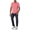 Amazon Essentials Men’s Slim-Fit Short-Sleeve Cotton Pique Polo Shirt(Washed Red)
