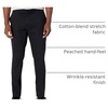 Amazon Essentials Men’s Slim-Fit Wrinkle-Resistant Flat-Front Stretch Chino Pant(Black)