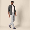 Amazon Essentials Men’s Slim-Fit Wrinkle-Resistant Flat-Front Stretch Chino Pant(Grey)