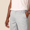 Amazon Essentials Men’s Slim-Fit Wrinkle-Resistant Flat-Front Stretch Chino Pant(Grey)